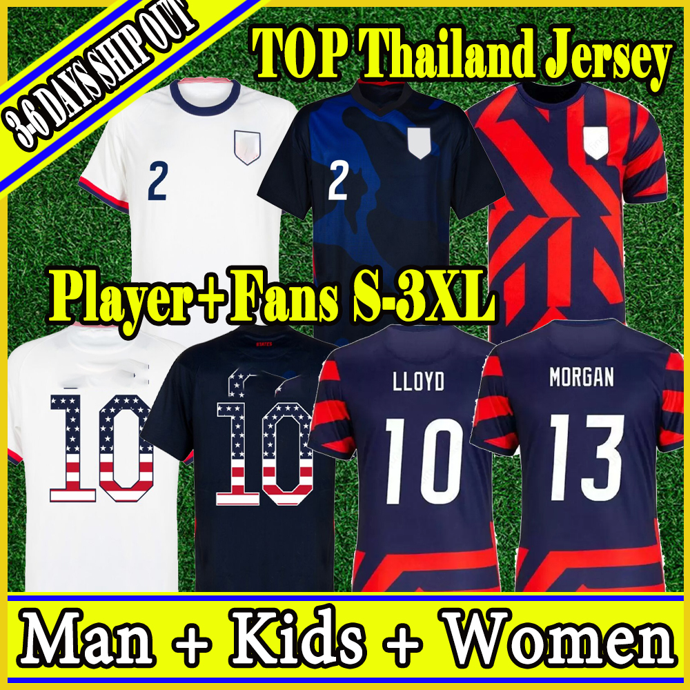 National Team US Soccer Jersey American 10 PULISIC 2 YEDLIN 8 AARONSON 5 ROBINSON 17 LLETGET 14 PEPI 22 TURNER 19 SARGENT Football Shirt Navy Red White Men Kids Women, 20-21-kids-away
National Team US Soccer Jersey American 10 PULISIC 2 YEDLIN 8 AARONSON 5 ROBINSON 17 LLETGET 14 PEPI 22 TURNER 19 SARGENT Football Shirt Navy Red White Men Kids Women, 20-21-kids-away