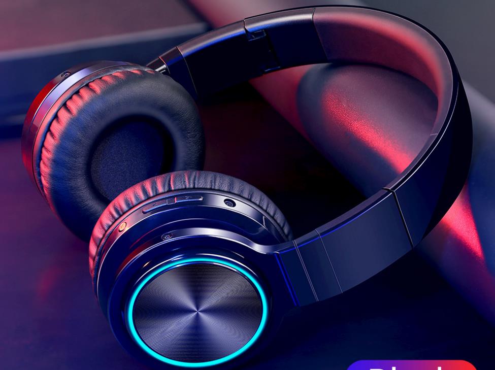 B12 Bluetooth Headphones Over Ear with Mic 36H Playtime SNR Sensitivity 108dB,Distortion Degree 3%,Hi-Fi Stereo Bluetooth 5.0 Supoort TF Car