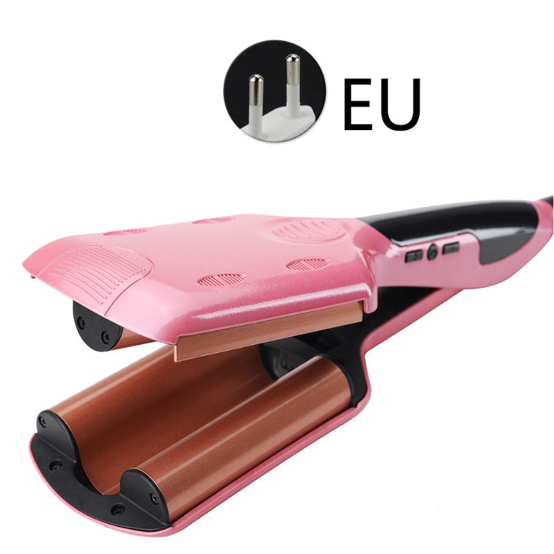 Wave Wet Dry Ceramic Straightener Curling Irons LCD Screen Heat Resistant Multi-Switching Hair Roller Three Tube Wand Practical
Wave Wet Dry Ceramic Straightener Curling Irons LCD Screen Heat Resistant Multi-Switching Hair Roller Three Tube Wand Practical