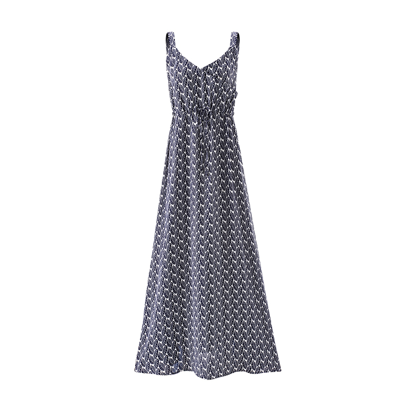 Fashion women's ladies floral sleeveless V-neck long dress suspenders leaf print waist wrap casual waist vest long dress clothing, Black;gray
Fashion women's ladies floral sleeveless V-neck long dress suspenders leaf print waist wrap casual waist vest long dress clothing, Black;gray