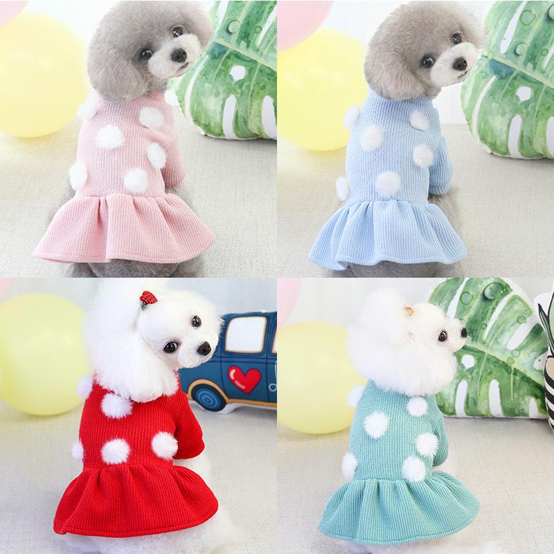2020 cute new pet dog skirt Pomeranian Bichon woolen skirt dog warm autumn and winter new pet clothes clothes, Green
2020 cute new pet dog skirt Pomeranian Bichon woolen skirt dog warm autumn and winter new pet clothes clothes, Green