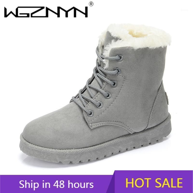 WGZNYN 2020 Women Boots Faux Suede Snow Boots Women Ankle Warm Fur Booties Solid Winter Leather Shoes1
WGZNYN 2020 Women Boots Faux Suede Snow Boots Women Ankle Warm Fur Booties Solid Winter Leather Shoes1