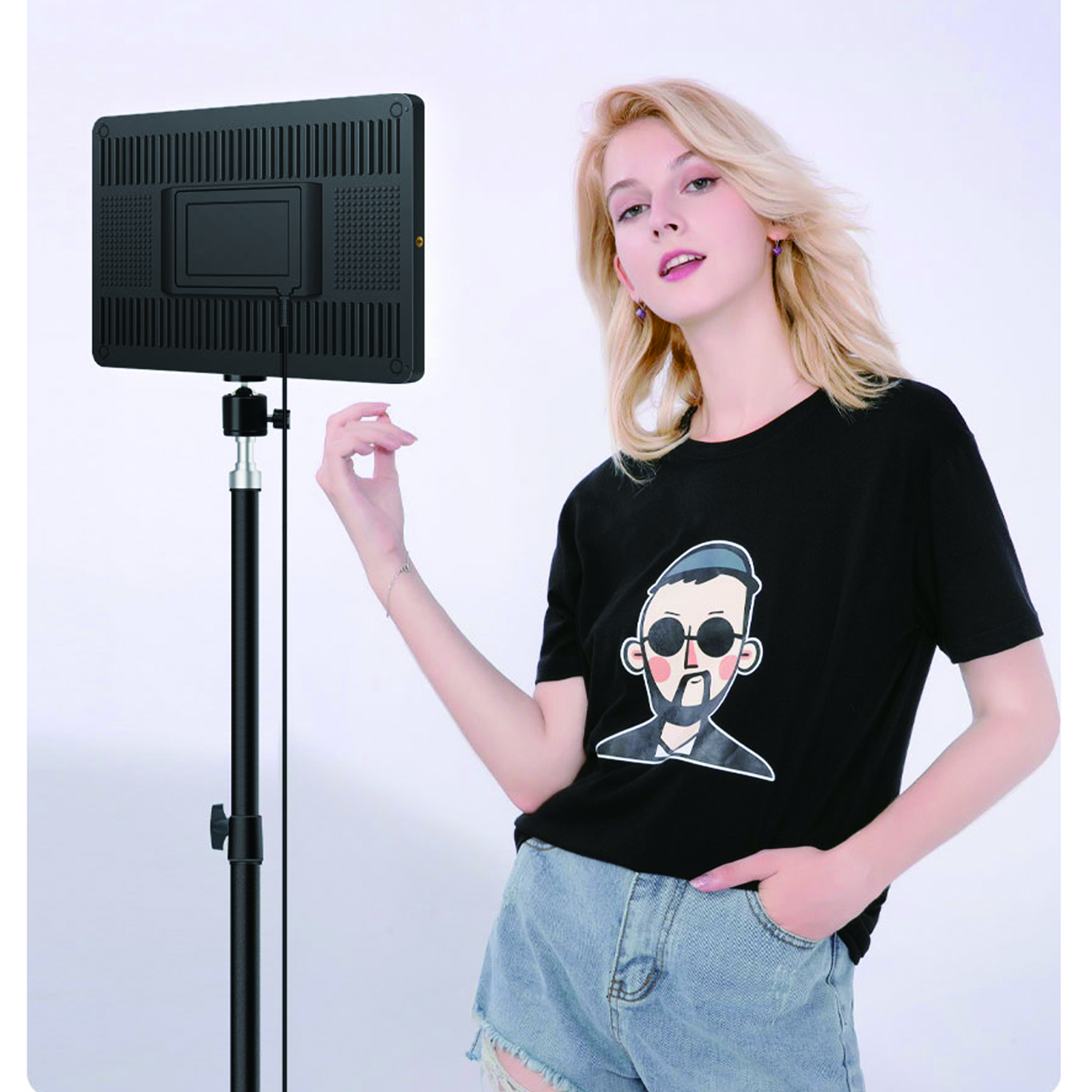 Yingnuost LED Lighting Panel Remote Control Video Lamp with Stand for Photography Studio Photo Filming Live Streaming On Sale