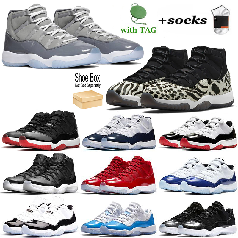Top quality 11s cool grey basketball shoes oreo Fire Red thunder Black Cat University Blue wild thingst legend Concord gamma animal instinct Men Women sneakers
Top quality 11s cool grey basketball shoes oreo Fire Red thunder Black Cat University Blue wild thingst legend Concord gamma animal instinct Men Women sneakers
