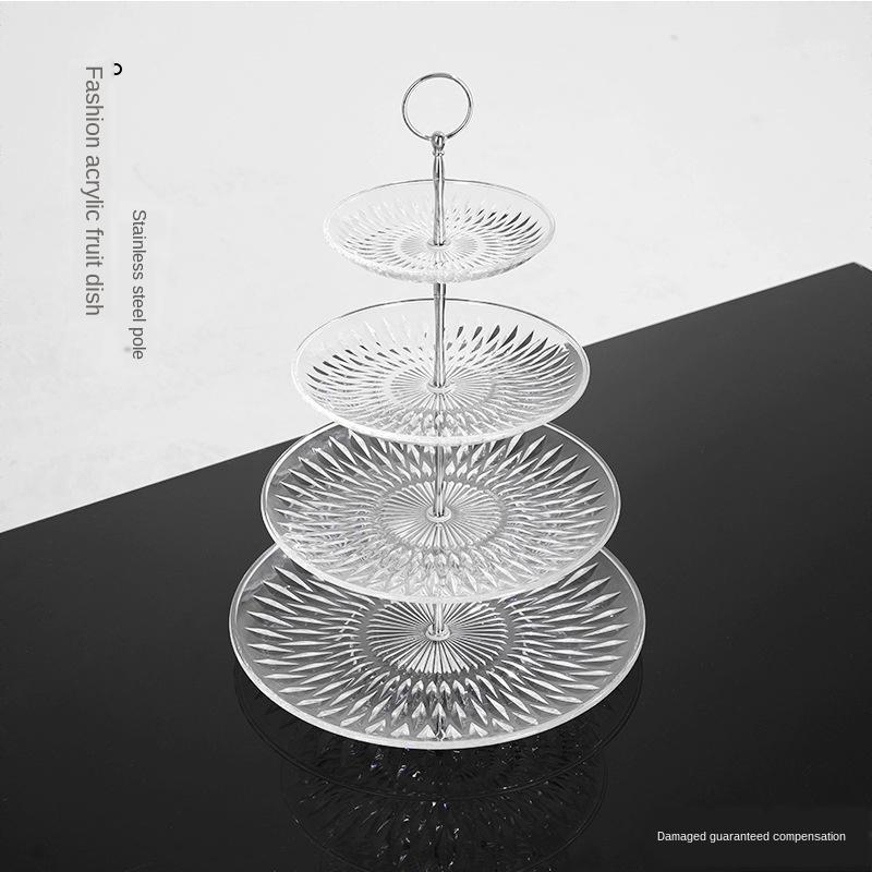 Living room pp transparent acrylic fruit plate multilayer household dessert table tower dessert afternoon cake rack1
Living room pp transparent acrylic fruit plate multilayer household dessert table tower dessert afternoon cake rack1