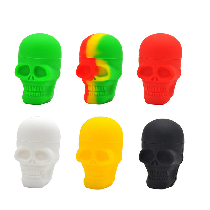 Other Smoking Accessories Skull shape container 3ml 15ml silicone jars dab wax vaporizer oil rubber food grade dry herb box
Other Smoking Accessories Skull shape container 3ml 15ml silicone jars dab wax vaporizer oil rubber food grade dry herb box