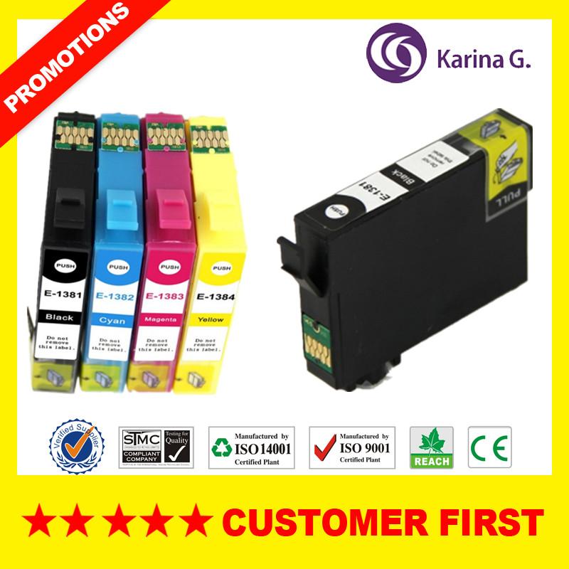 Compatible Ink Cartridge for T1381 T1381 - T1384 suit for Stylus TX235W TX420W TX430W etc
Compatible Ink Cartridge for T1381 T1381 - T1384 suit for Stylus TX235W TX420W TX430W etc