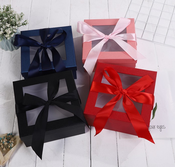 Wedding Souvenir gift candy box with Window lipstick gift packing box square Valentine's Day gift box girlfriend present Wrap boxes
Wedding Souvenir gift candy box with Window lipstick gift packing box square Valentine's Day gift box girlfriend present Wrap boxes