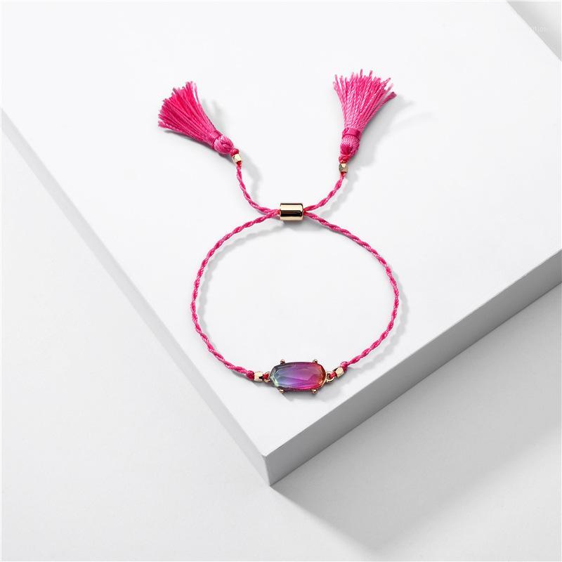 2020 new Summer transparent multicolor small oval resin adjustable braid Bracelet for Women1
2020 new Summer transparent multicolor small oval resin adjustable braid Bracelet for Women1