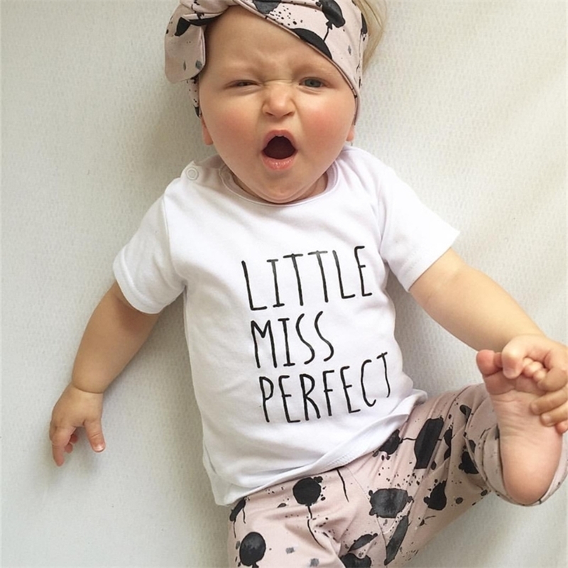 /Set Newborn Baby Girl Clothes Casual Letter Short Sleeve T-shirt+Balloon Print Pants+Headband Infant Toddler Clothing Sets LJ201223