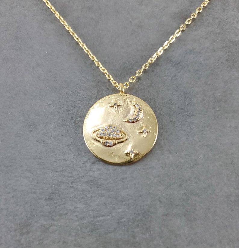 Galaxy Pendant Necklace Dainty Jewelry Stainless Steel Planet Earth Circular Spherical Space Planet Stars Necklaces Pendants BFF
Galaxy Pendant Necklace Dainty Jewelry Stainless Steel Planet Earth Circular Spherical Space Planet Stars Necklaces Pendants BFF