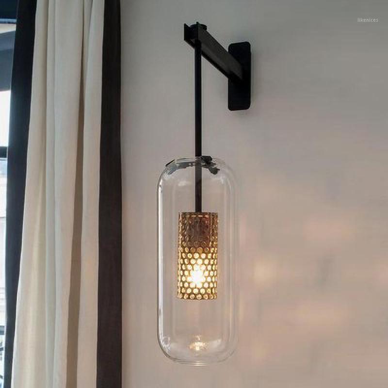 Modern led wall lamp 220V clear glass wall light black copper metel lamp holder industry light sconce for bedroom corridor1
Modern led wall lamp 220V clear glass wall light black copper metel lamp holder industry light sconce for bedroom corridor1