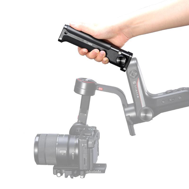 UURig Gimbal Stabilizer Handle Hand Grip Extension Rod Holder with Cold Shoe Mount 1/4 Inch Screw Holes for Zhiyun Weebill-S1
UURig Gimbal Stabilizer Handle Hand Grip Extension Rod Holder with Cold Shoe Mount 1/4 Inch Screw Holes for Zhiyun Weebill-S1