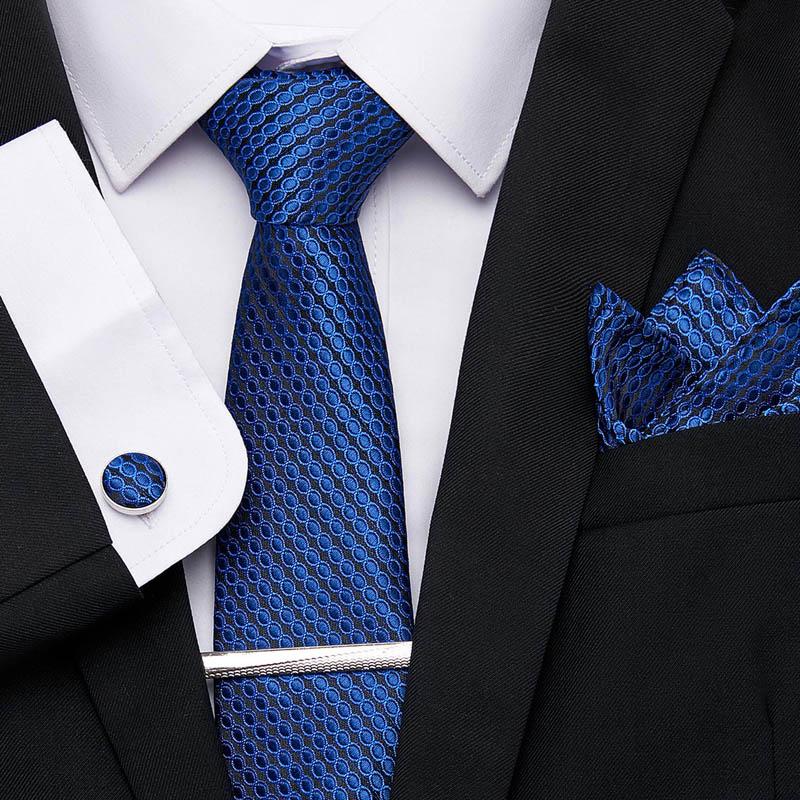 Bow Ties Wedding Men Blue Soild Neckties 7.5cm 100% Silk Handkerchief Tie Clip Cuffink Set Classic Formal Dress Accessories
Bow Ties Wedding Men Blue Soild Neckties 7.5cm 100% Silk Handkerchief Tie Clip Cuffink Set Classic Formal Dress Accessories