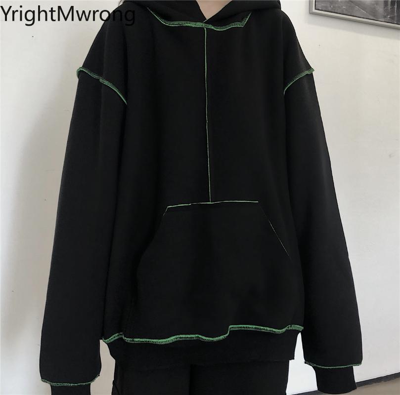 Embroidery Stitch Sewing Stripe Pocket Hooded Sweatshirt Korean Woman Man Harajuku Oversized Streetwear Casual Hoodies Pullover, Black
Embroidery Stitch Sewing Stripe Pocket Hooded Sweatshirt Korean Woman Man Harajuku Oversized Streetwear Casual Hoodies Pullover, Black