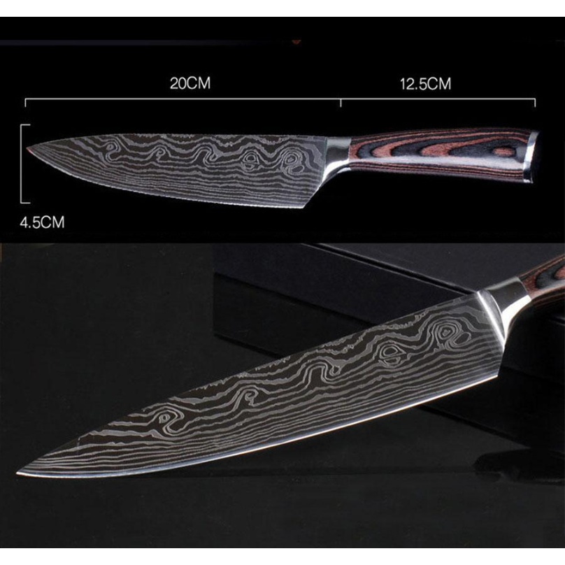 Wholesale Kitchen Tools Stainless Steel Damascus Knife Delicate Color Wooden Handle Slicing Fruit Vegetable Meat jllrEE lajiaoyard
Wholesale Kitchen Tools Stainless Steel Damascus Knife Delicate Color Wooden Handle Slicing Fruit Vegetable Meat jllrEE lajiaoyard