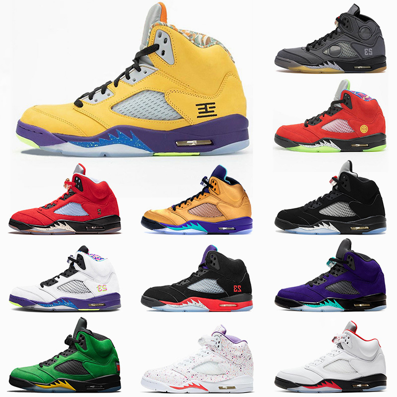 2020 New Arrival Mens SIZE US 13 JUMPMAN 5 5s Shoes WHAT THE Black Muslin Trophy Room SE Oregon Women Trainers Sneakers
2020 New Arrival Mens SIZE US 13 JUMPMAN 5 5s Shoes WHAT THE Black Muslin Trophy Room SE Oregon Women Trainers Sneakers