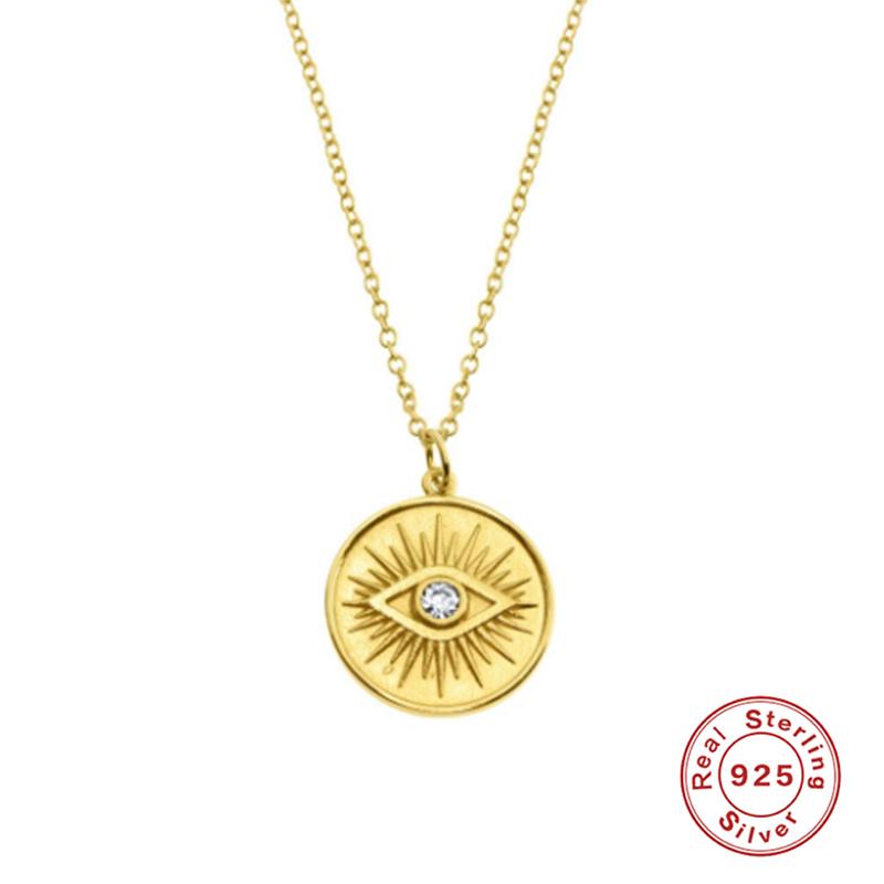 CANNER Real 925 Sterling Silver Necklace for Women Fashion INS Style Eye Diamond Zircon Choker Necklaces Fine Jewelry Collares
CANNER Real 925 Sterling Silver Necklace for Women Fashion INS Style Eye Diamond Zircon Choker Necklaces Fine Jewelry Collares