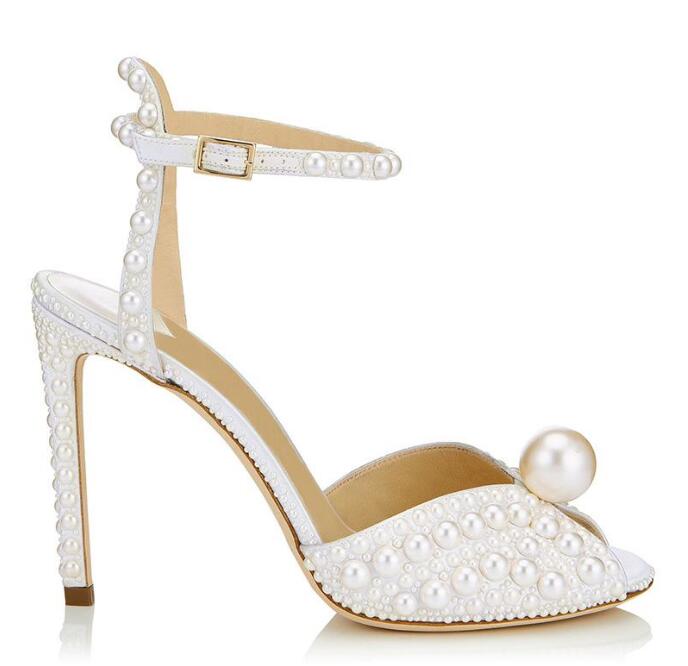 Hot Sale-With box Genuine leather Peep toes shoes sheep leather high heels pumps wedding dress shoes for bride buckle strap pearl sandals, Black
Hot Sale-With box Genuine leather Peep toes shoes sheep leather high heels pumps wedding dress shoes for bride buckle strap pearl sandals, Black
