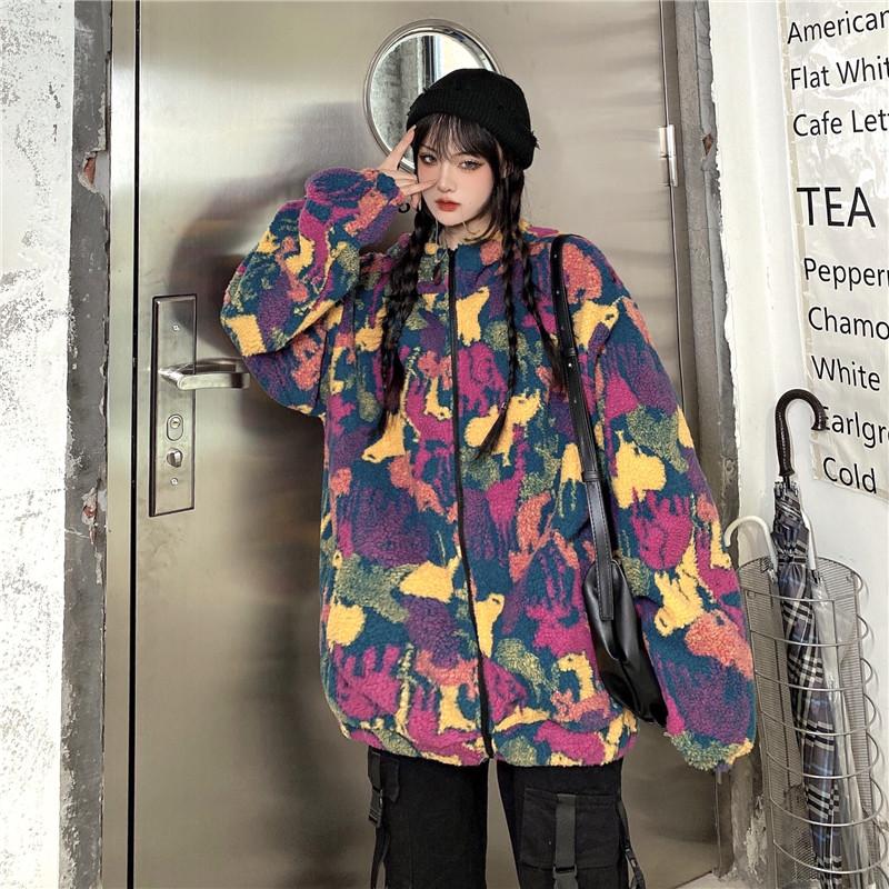 Winter Warm Thick Faux Lamp Fur Plush Camouflage Hooded Jacket Overcoat Women Men Unisex Casual Loose Outwear Coat Hoodies, Green
Winter Warm Thick Faux Lamp Fur Plush Camouflage Hooded Jacket Overcoat Women Men Unisex Casual Loose Outwear Coat Hoodies, Green
