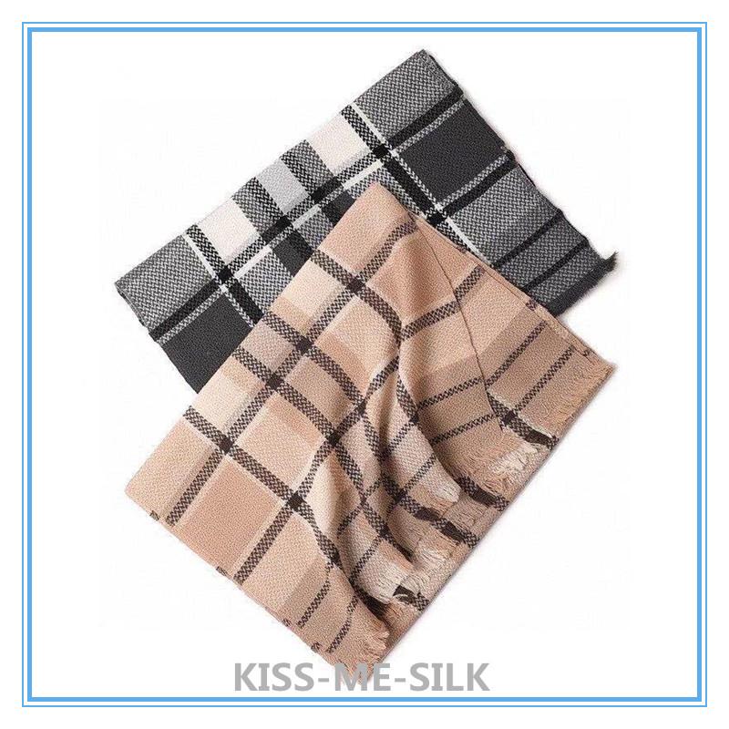 KMS Latest New Wool Plaid Scarf Shawl for Girl Lady Women 45*200CM/160G 
KMS Latest New Wool Plaid Scarf Shawl for Girl Lady Women 45*200CM/160G