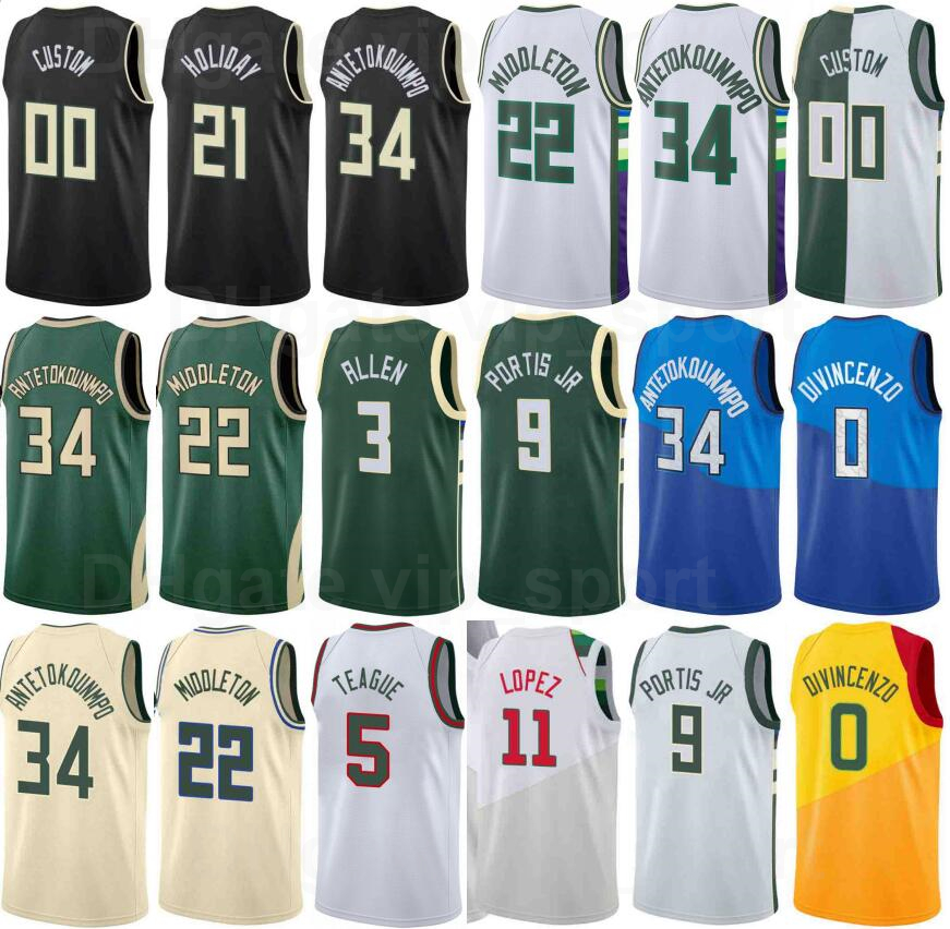 Screen Print Basketball Jrue Holiday Jersey 21 Grayson Allen 7 Bobby Portis 9 George Hill 3 Khris Middleton 22 Giannis Antetokounmpo 34 Broo, Black;red
Screen Print Basketball Jrue Holiday Jersey 21 Grayson Allen 7 Bobby Portis 9 George Hill 3 Khris Middleton 22 Giannis Antetokounmpo 34 Broo, Black;red