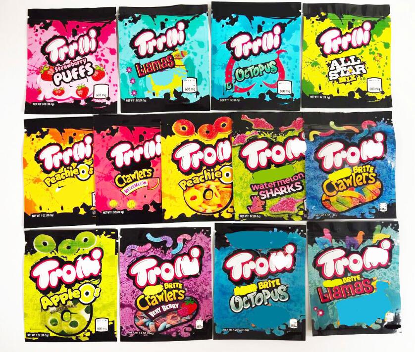 12 Type mylar bag trolli trrlli Errlli edibles Gummies packaging resealable zipper pouch 600mg custom logo RUNTZ Strawberry Watermelon Octopus Yellow Peach Apple
12 Type mylar bag trolli trrlli Errlli edibles Gummies packaging resealable zipper pouch 600mg custom logo RUNTZ Strawberry Watermelon Octopus Yellow Peach Apple