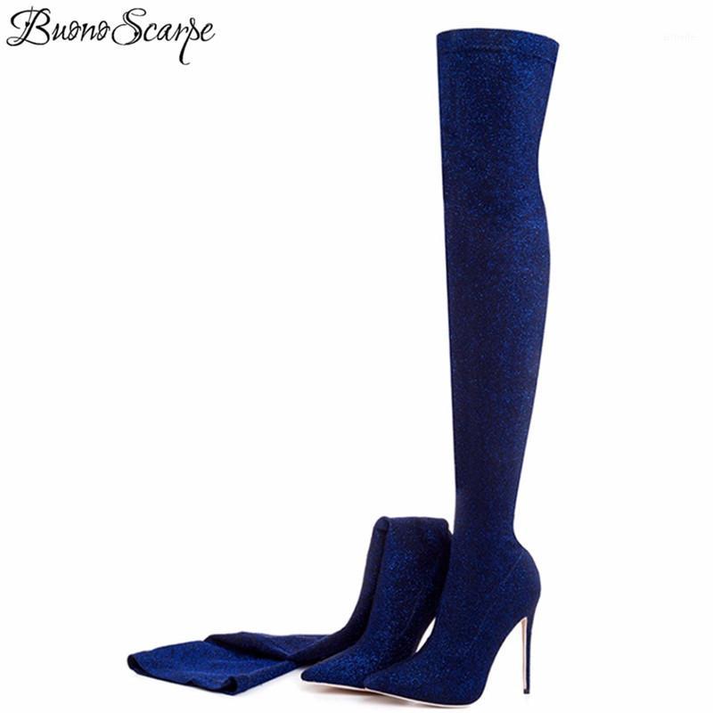 BuonoScarpe Winter Woman Blue Boots Over The Knee Thigh High Boots Bling Bling Sexy High Heels Sequined Cloths Slip On Shoes1, Green
BuonoScarpe Winter Woman Blue Boots Over The Knee Thigh High Boots Bling Bling Sexy High Heels Sequined Cloths Slip On Shoes1, Green