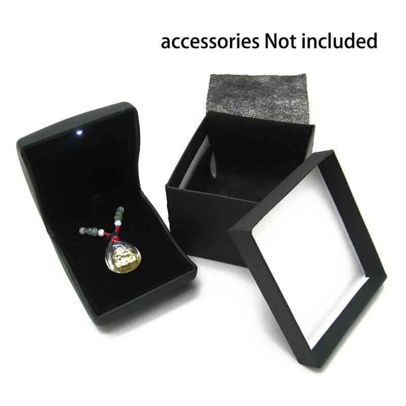 Lighted Ring Case Proposal Fabala Ring Box Engagement Display PU Earrings Lovely Wedding UV Packaging Jewelry Organizer
Lighted Ring Case Proposal Fabala Ring Box Engagement Display PU Earrings Lovely Wedding UV Packaging Jewelry Organizer