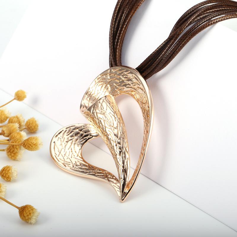 Pendant Necklaces Trendy Gothic Jewelry Big Heart Choker Necklace For Women Multilayer Chain Accessories Collar Gifts
Pendant Necklaces Trendy Gothic Jewelry Big Heart Choker Necklace For Women Multilayer Chain Accessories Collar Gifts