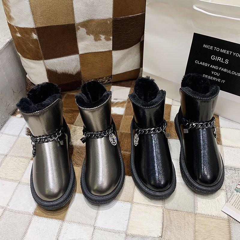 Snow Boots For Women Flat Heel Boots-Women Winter Footwear Shoes Round Toe Plush Luxury Designer Leather 2021 Ankle Ladies Fur
Snow Boots For Women Flat Heel Boots-Women Winter Footwear Shoes Round Toe Plush Luxury Designer Leather 2021 Ankle Ladies Fur