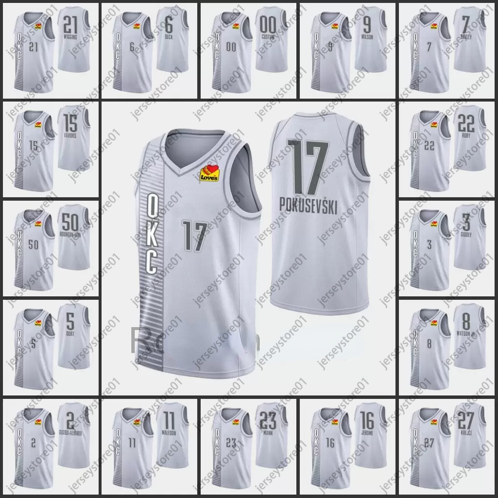 2021-22 Oklahomas Men City Shai Gilgeous-Alexander Tre Mann Aaron Wiggins Vit Krejci 75th Anniversary Thunders jerseys
2021-22 Oklahomas Men City Shai Gilgeous-Alexander Tre Mann Aaron Wiggins Vit Krejci 75th Anniversary Thunders jerseys
