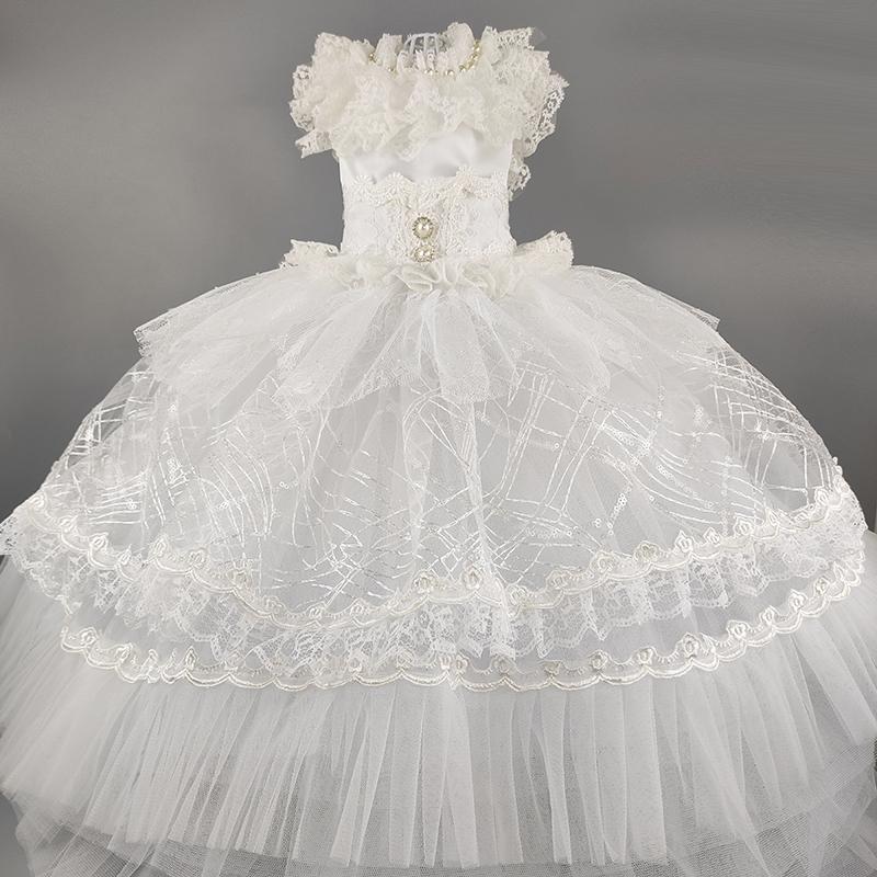 Free Shipping Handmade Dog Clothes Luxury Dog Wedding Dress Classic White Gown Nightgown Chapel Train Pets Yorkie Photography, As picture
Free Shipping Handmade Dog Clothes Luxury Dog Wedding Dress Classic White Gown Nightgown Chapel Train Pets Yorkie Photography, As picture