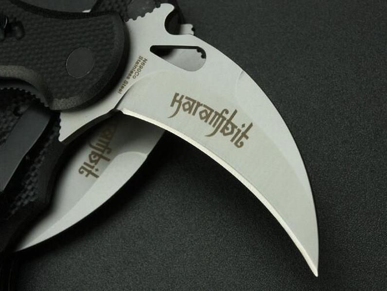 Best Karambit 690 Pocket Folding Claw G10 Handle Training Fixed Blade Knife Fishing Hunting Survival Tool Knives 0268