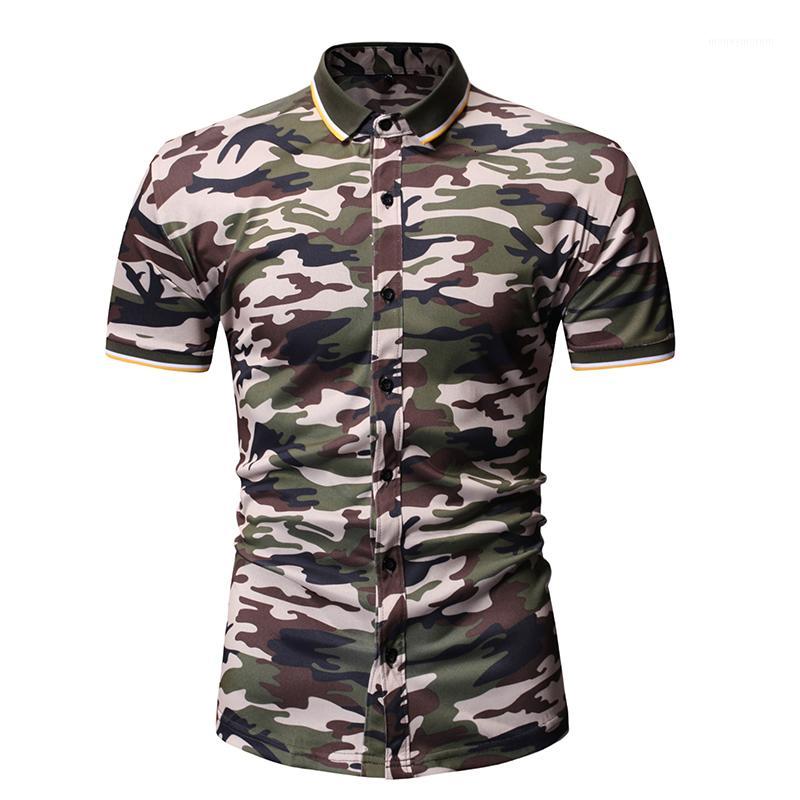 New Foreign Trade Shirt Fashion Men' Camouflage Necklace Short Sleeve Men' Short Sleeve Shirt in Summer 20191, Gray
New Foreign Trade Shirt Fashion Men' Camouflage Necklace Short Sleeve Men' Short Sleeve Shirt in Summer 20191, Gray