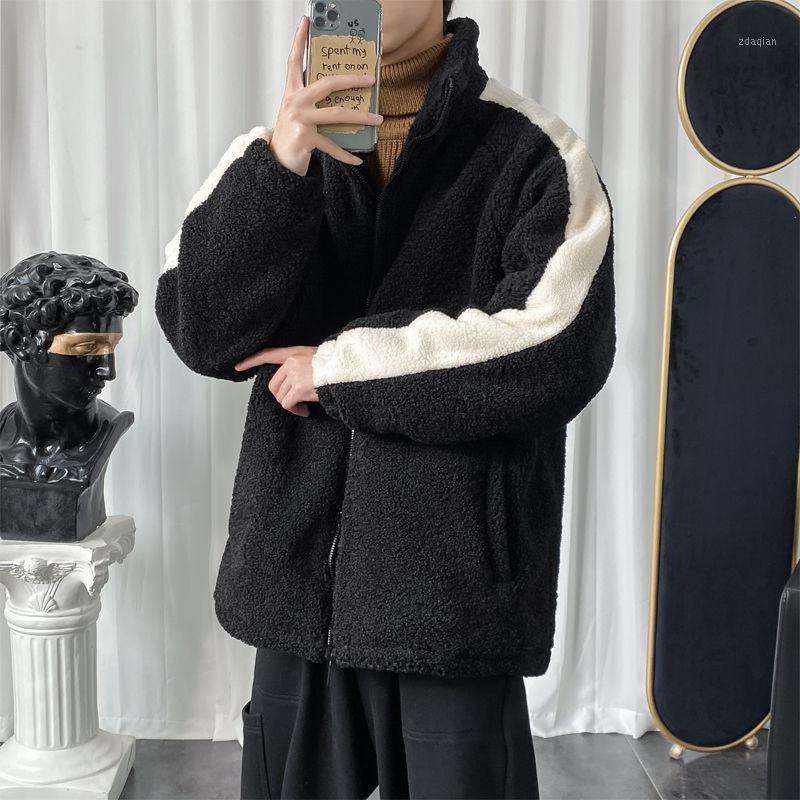 Winter Thick Lamb Wool Jacket Men's Warm Fashion Retro Casual Hooded Coat Men Wild Loose Korean Short Mens Clothes -XL1 Down & Parkas, Black
Winter Thick Lamb Wool Jacket Men's Warm Fashion Retro Casual Hooded Coat Men Wild Loose Korean Short Mens Clothes -XL1 Down & Parkas, Black