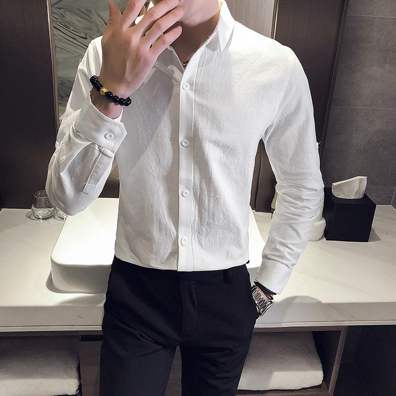 Plus Size 100% Cotton Solid Long Sleeve Tuxedo Shirts Men Clothes 2021 Spring New Simple Slim Fit Casual Blouse Homme 5XL-S Sale, Black
Plus Size 100% Cotton Solid Long Sleeve Tuxedo Shirts Men Clothes 2021 Spring New Simple Slim Fit Casual Blouse Homme 5XL-S Sale, Black