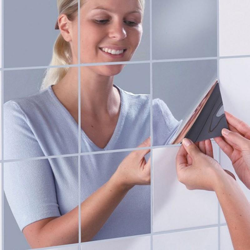 9Pcs/set Mirror Wall Stickers Decal Self-adhesive Tiles Mirror Stickers 3D Decal Home Room Decoration1, Thick 0.1mm
9Pcs/set Mirror Wall Stickers Decal Self-adhesive Tiles Mirror Stickers 3D Decal Home Room Decoration1, Thick 0.1mm