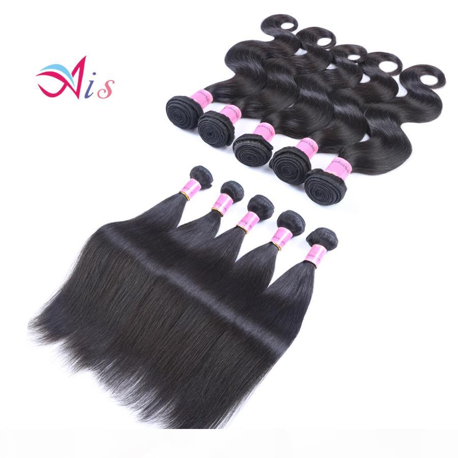 AiS Wholesale Brazilian Virgin Hair Peruvian Human Hair Weave Weaves Bundles Body Wave Straight 3 Bundles Indian For Weaves Extensions
AiS Wholesale Brazilian Virgin Hair Peruvian Human Hair Weave Weaves Bundles Body Wave Straight 3 Bundles Indian For Weaves Extensions
