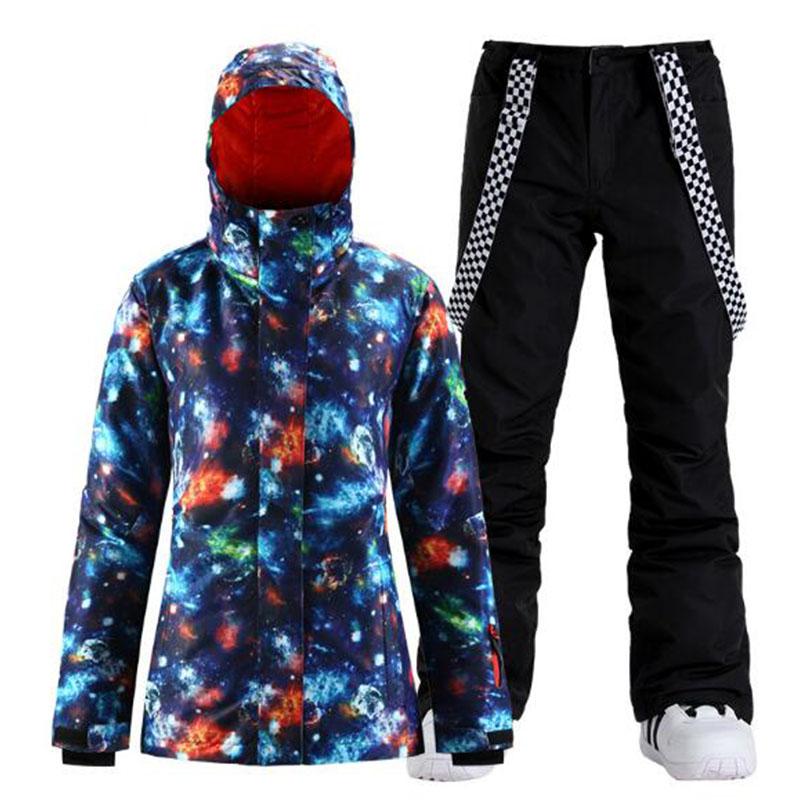 Skiing Jacket Women Ski Suit Waterproof Windproof Breathable Snowboarding Female Jackets, Black
Skiing Jacket Women Ski Suit Waterproof Windproof Breathable Snowboarding Female Jackets, Black