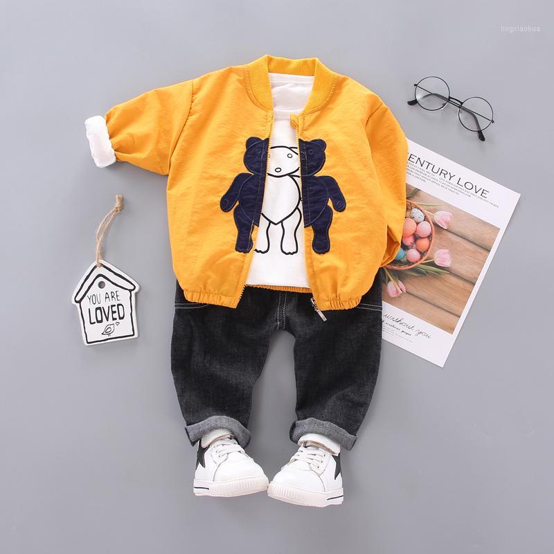 3 Pieces/Set Toddler Baby Kids Clothes Cartoon Jacket + White T-shirt + Pants 2020 Autumn New Infant Children Clothing 3 Colors1
3 Pieces/Set Toddler Baby Kids Clothes Cartoon Jacket + White T-shirt + Pants 2020 Autumn New Infant Children Clothing 3 Colors1