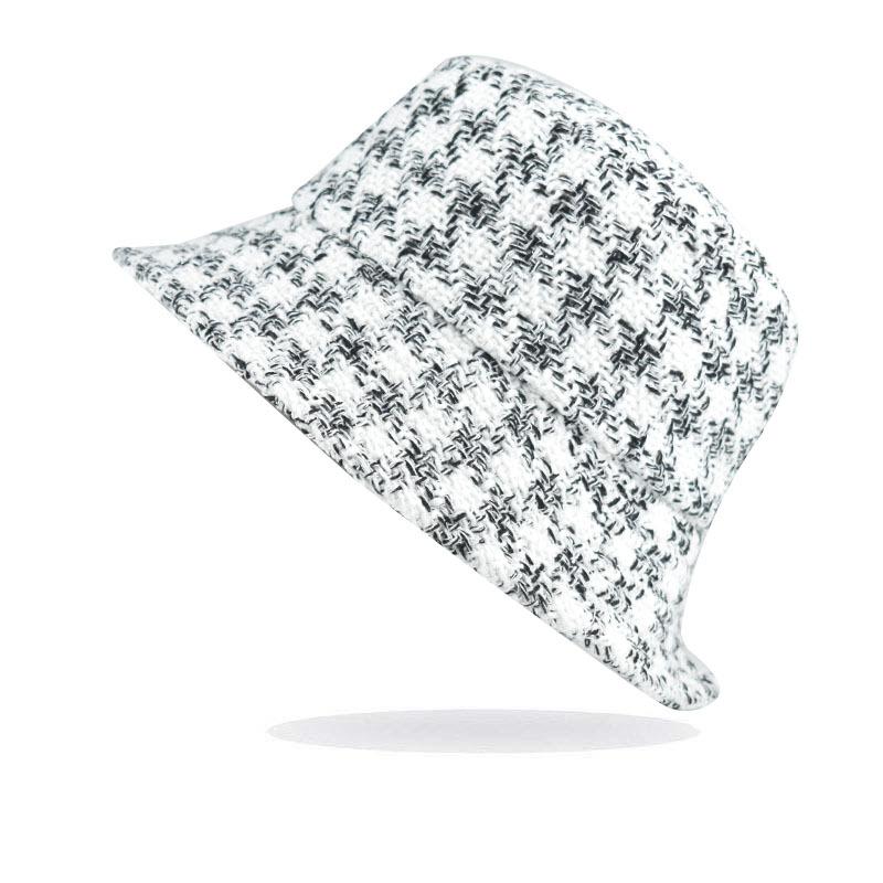 Retro Houndstooth Lattice Water Tube Fisherman Hat Street Style Classic Black White Plaid Casual Autumn and Winter Basin Hat
Retro Houndstooth Lattice Water Tube Fisherman Hat Street Style Classic Black White Plaid Casual Autumn and Winter Basin Hat