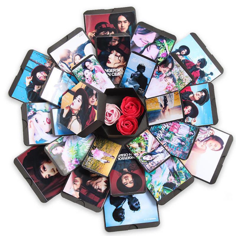 Gift Wrap Hexagon Surprise Explosion Box DIY Scrapbook Po For Valentine Wedding Birthday Party Girlfriend
Gift Wrap Hexagon Surprise Explosion Box DIY Scrapbook Po For Valentine Wedding Birthday Party Girlfriend