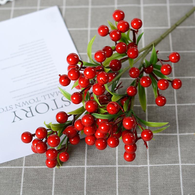 Decorative Flowers & Wreaths Red Berries Christmas Artificial Plants Fa Cai Guo Wild Fruit 8 Fork
Decorative Flowers & Wreaths Red Berries Christmas Artificial Plants Fa Cai Guo Wild Fruit 8 Fork