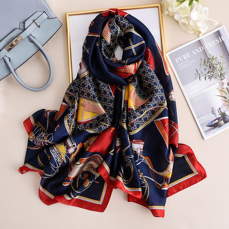 Spring Autumn New Style Thick ScarfWomen Sun-resistant BeachTowel Vintage Silk Fashion Shawl chiffon hijab scarves
Spring Autumn New Style Thick ScarfWomen Sun-resistant BeachTowel Vintage Silk Fashion Shawl chiffon hijab scarves
