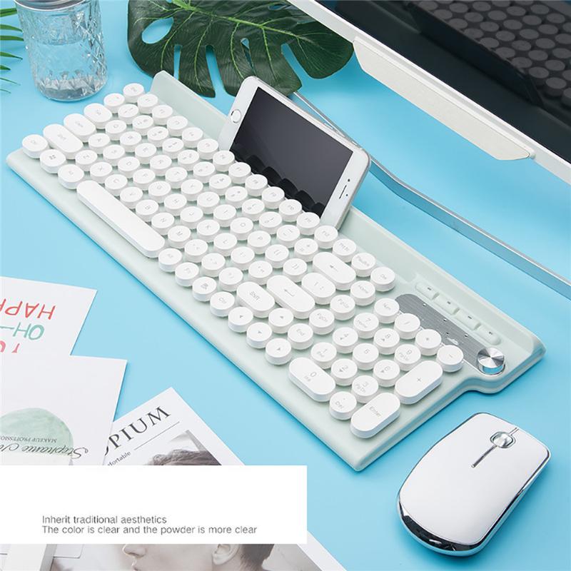 Wireless Keyboard Mouse Set 2.4G Wireless Rechargeable Keyboard Mouse Combo Set for PC Laptop Notebook Accessories
Wireless Keyboard Mouse Set 2.4G Wireless Rechargeable Keyboard Mouse Combo Set for PC Laptop Notebook Accessories