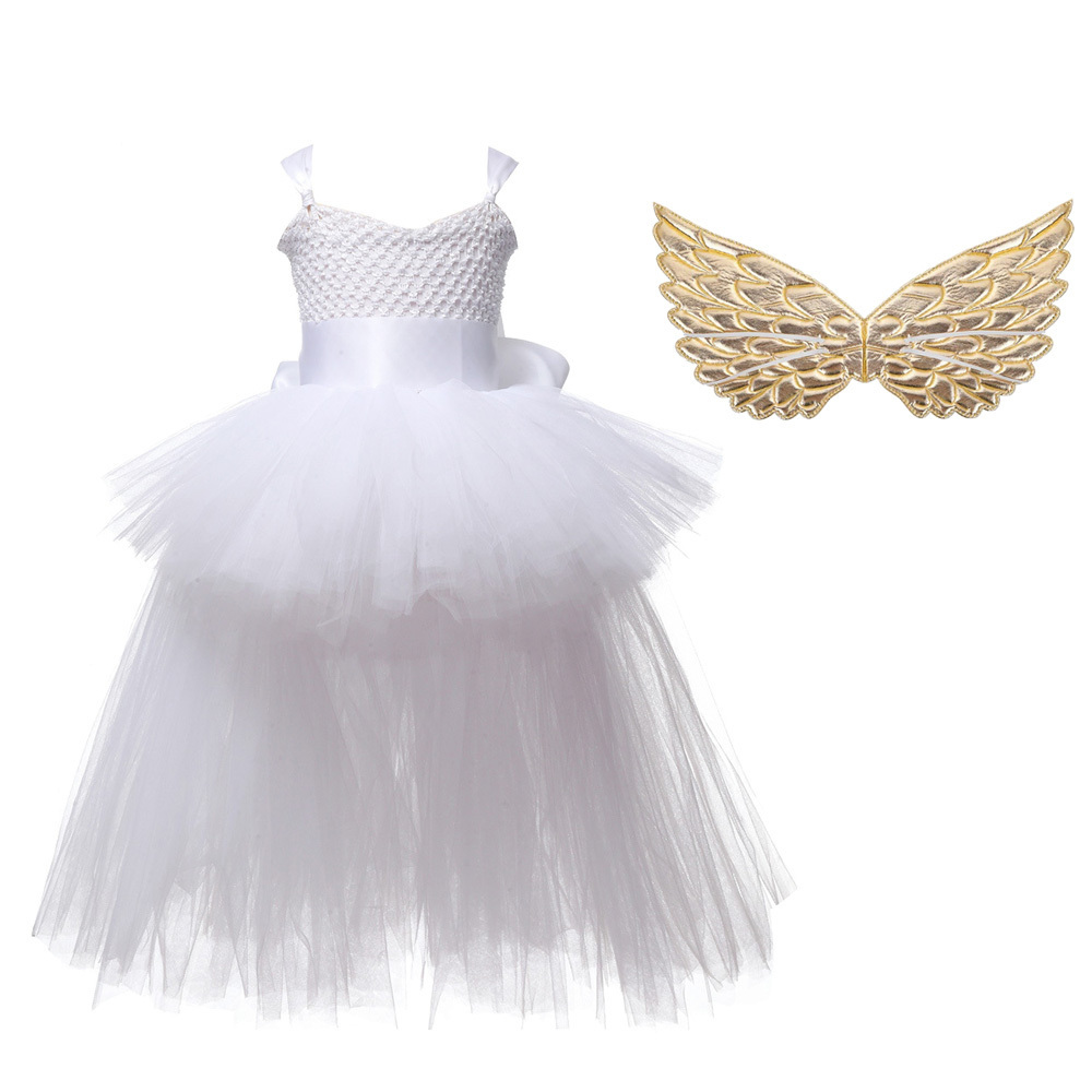 Halloween Unicorn Princess Dress Birthday Party Cosplay Angel Dresses Children Mesh Tutu Skirt Pink Lace Sling Costume for Girls LJ200930