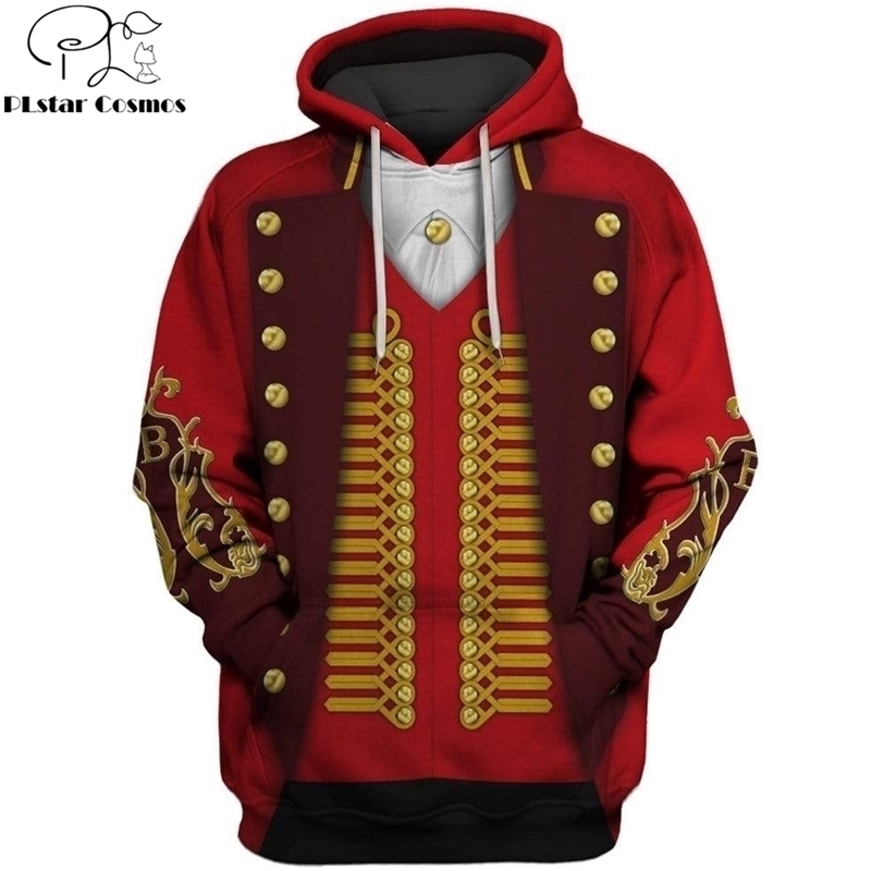 Fashion Men Hoodies 3d The Greatest Showman Full-Print Sweatshirt Hoodie Cosplay costumeUnisex Streetwear Uniform Jackets 201020