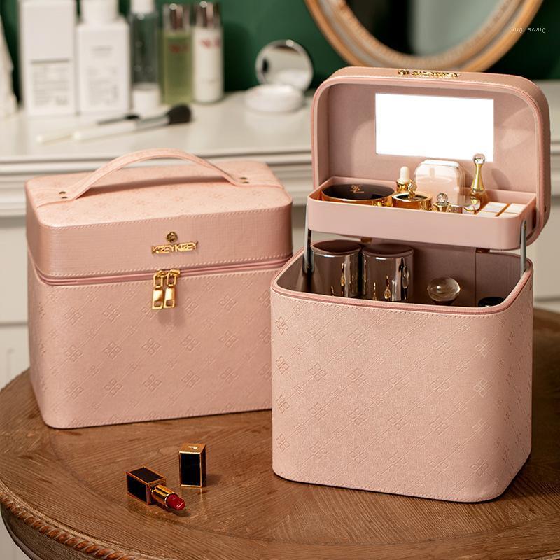 Large capacity multi-function and portable Cosmetic case dust-proof skin care cosmetic storage bag1, Beige
Large capacity multi-function and portable Cosmetic case dust-proof skin care cosmetic storage bag1, Beige