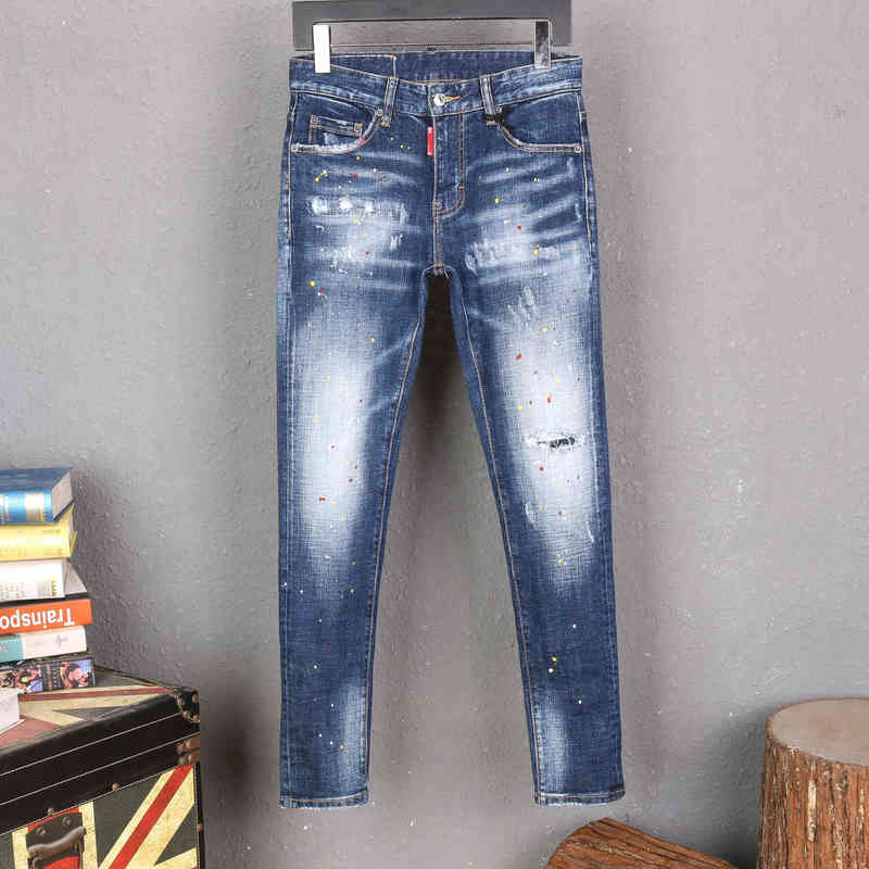 2021 Hip Hop Desginer Color Brand Jeans Pants 38 Streetwear Trousers High Quality Ripped Hole Blue Men Motorcycle
2021 Hip Hop Desginer Color Brand Jeans Pants 38 Streetwear Trousers High Quality Ripped Hole Blue Men Motorcycle